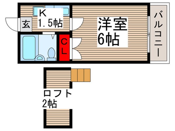 ロジメントアヤの物件間取画像